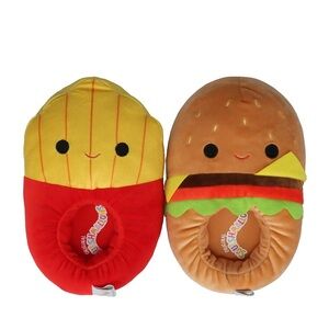 Squishmallows Big Kids Carl the Cheeseburger & Floyd the Fries